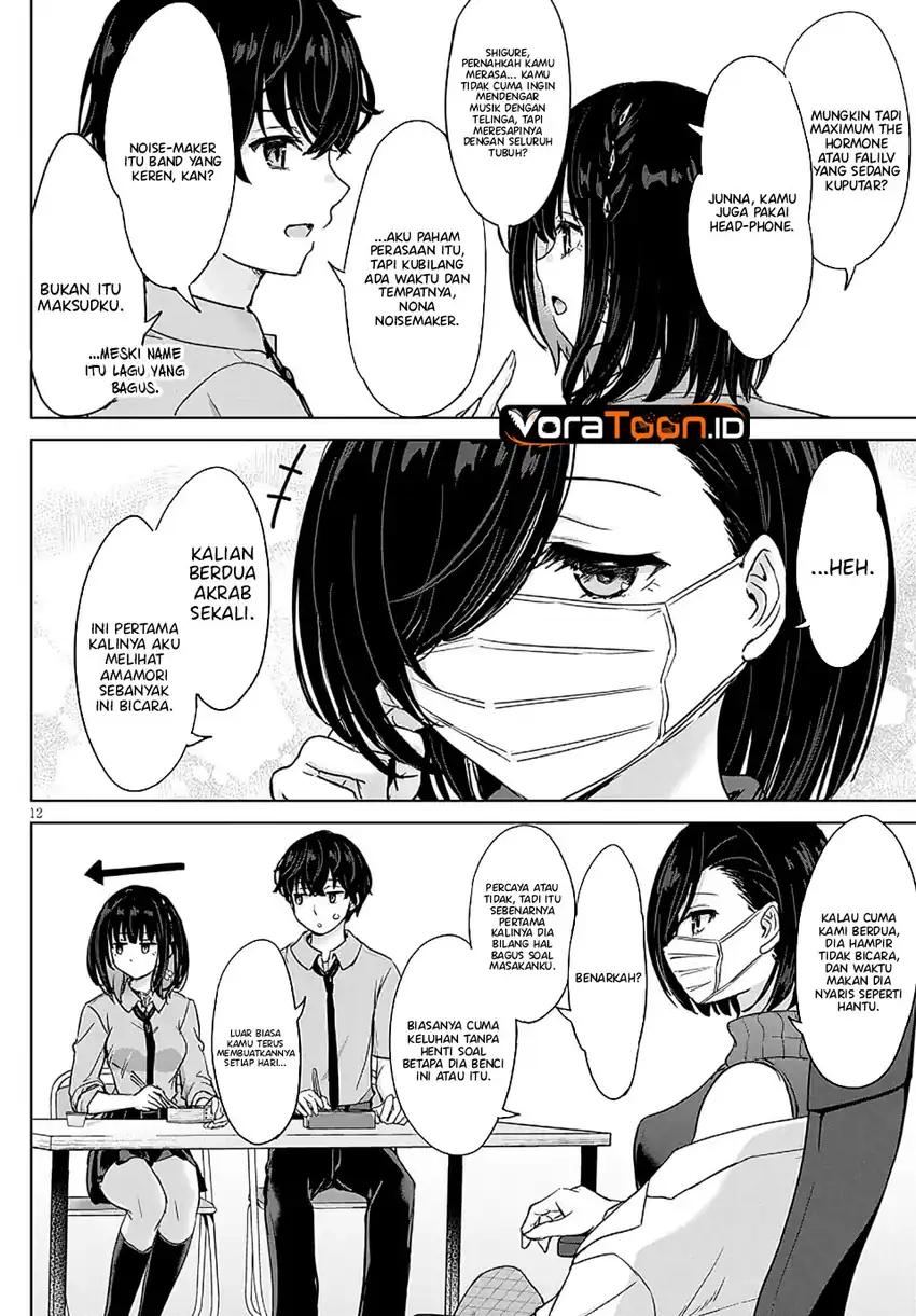 Amamori Junna wa Shitsudo ga Takai Chapter 4 Gambar 13