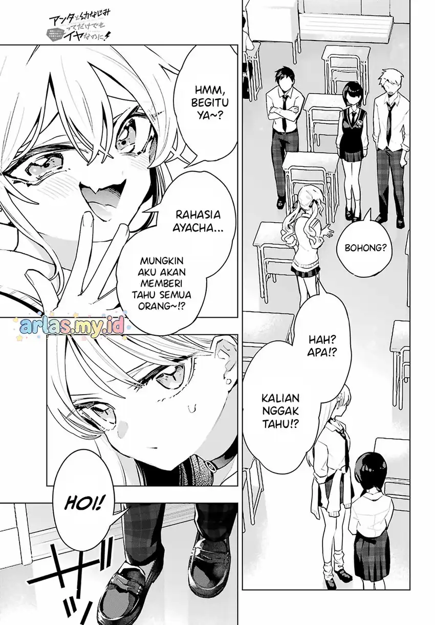 Anta to Osananajimitte dake demo Iyananoni! ~Zekkou kara Hajimaru S-kyuu Bishoujo to no Gakuen Nariagari Seikatsu~ Chapter 10 Gambar 10