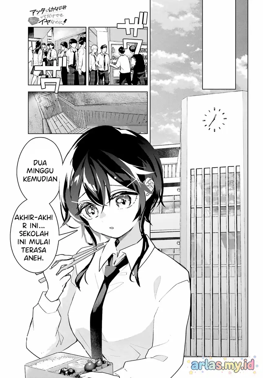 Anta to Osananajimitte dake demo Iyananoni! ~Zekkou kara Hajimaru S-kyuu Bishoujo to no Gakuen Nariagari Seikatsu~ Chapter 12 Gambar 12