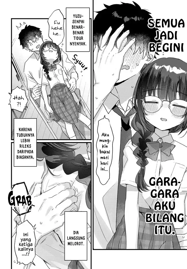 Chiisakute Kawaii Bungeibu no Chiteki na Senpai o, Hiza no Ue ni Nosetara Mainichi Suwattekuru you ni natta Chapter 4.1 Gambar 8
