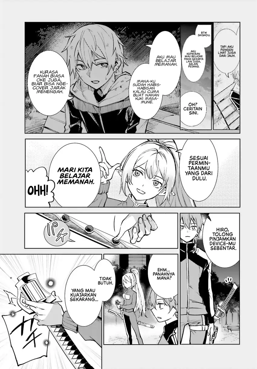 Danshi Kinsei Game Sekai de Ore ga Yarubeki Yuiitsu no Koto – Yuri no Ma ni Hasamaru Otoko to Shite Tensei shite shimaimashita Chapter 15 - Halaman 12