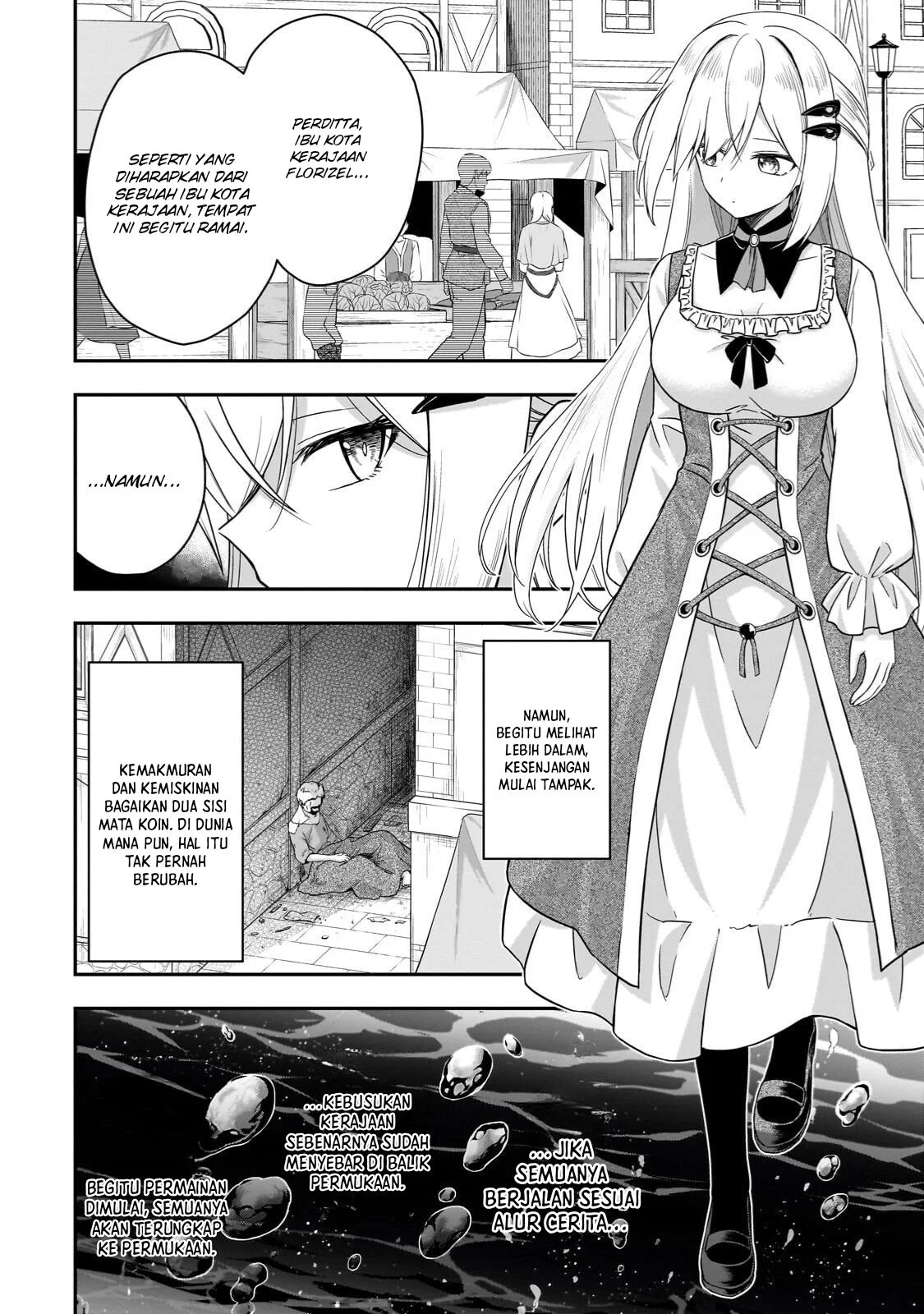 Hissatsu Reijou Liese ~Tensei Shita Saikyou no Koroshiya wa, Yami wo Matou Akuyaku Reijou to Naru~ Chapter 2.1 Gambar 8
