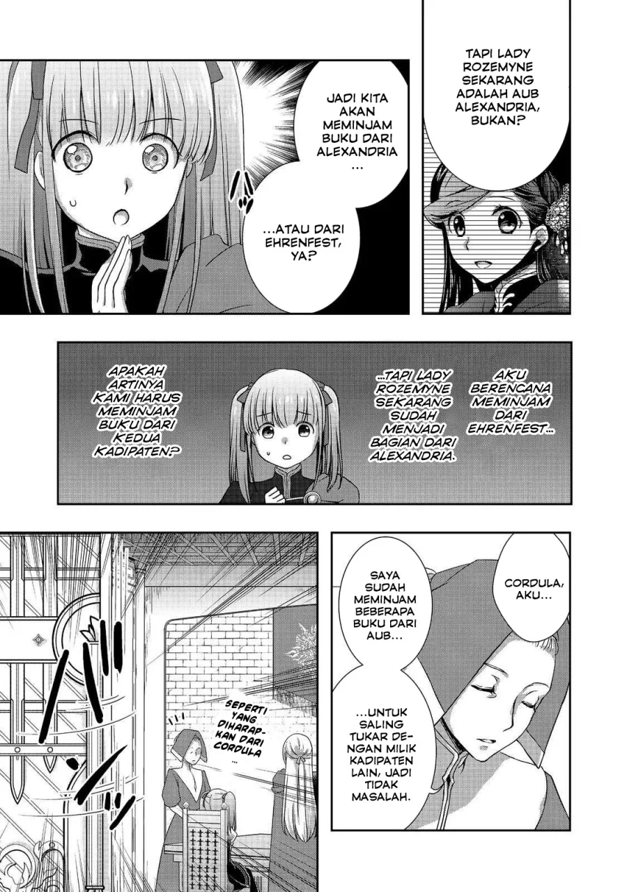 Honzuki no Gekokujou: Hannerōre no Kizoku-in Gonensei Ichi – Koishite Mitai O’hime-sama Chapter 2 Gambar 11
