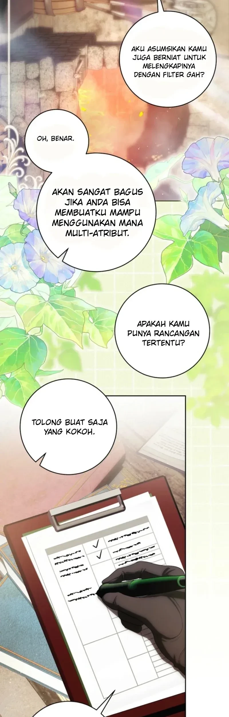 How to Get On the Main Character's Flower Path Chapter 36 Gambar 21