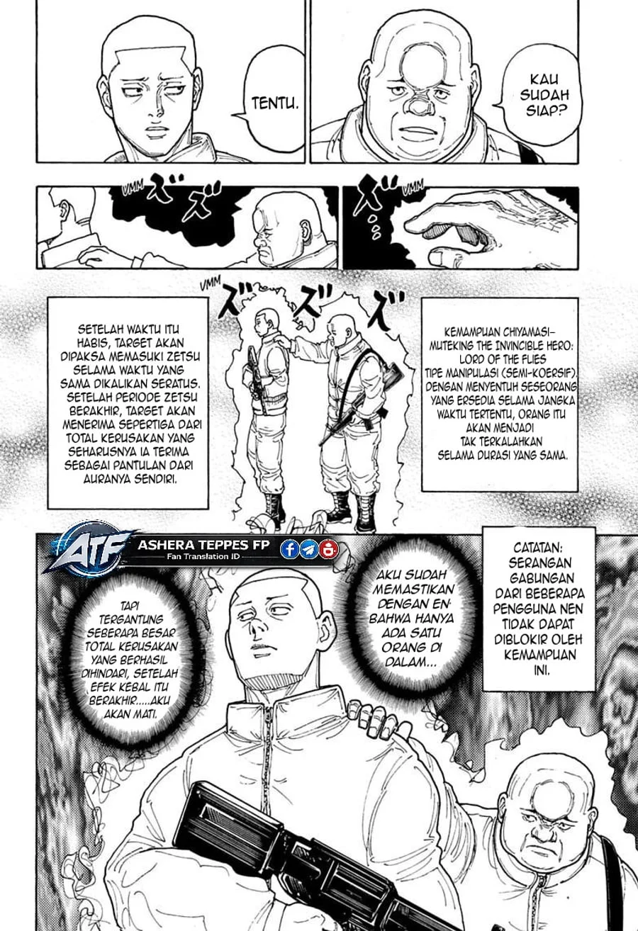 Hunter x Hunter Chapter 414 Gambar 9