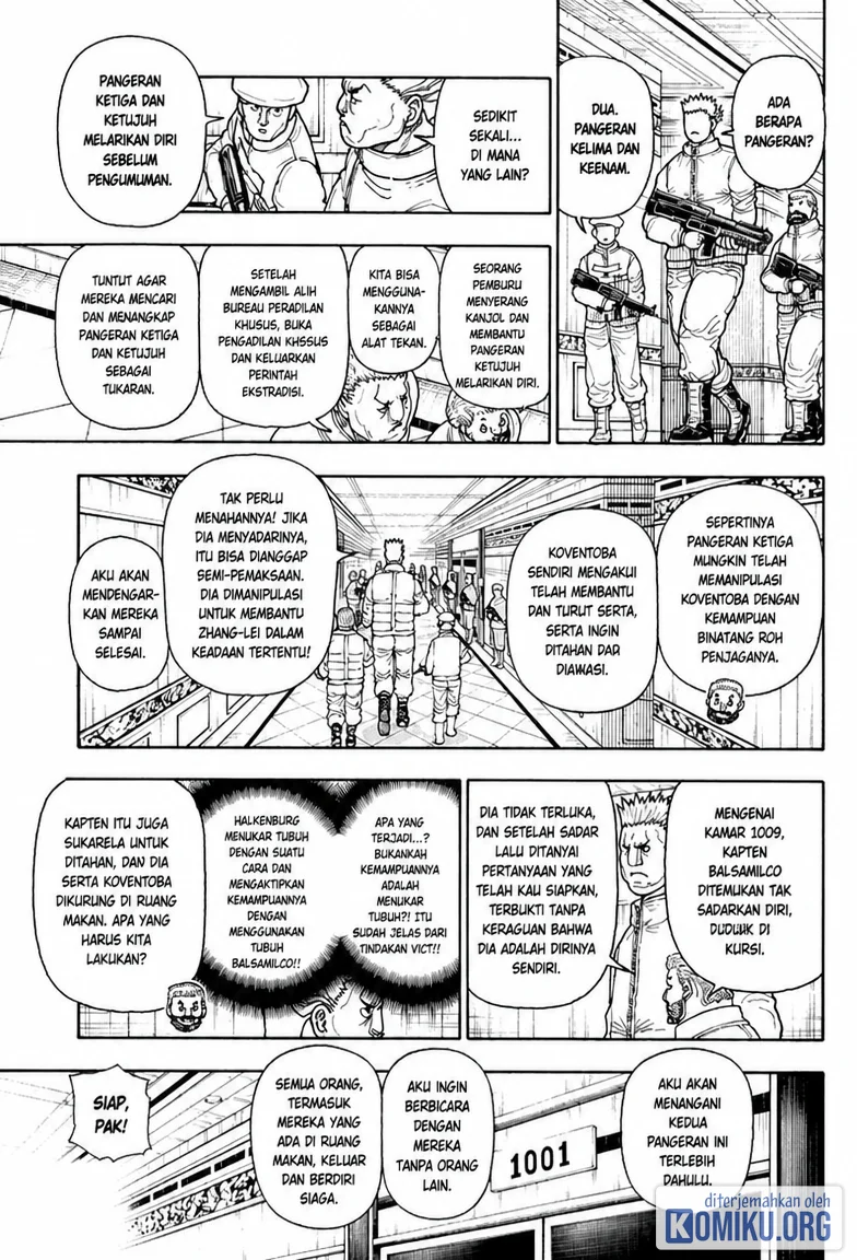 Hunter x Hunter Chapter 417 Gambar 8