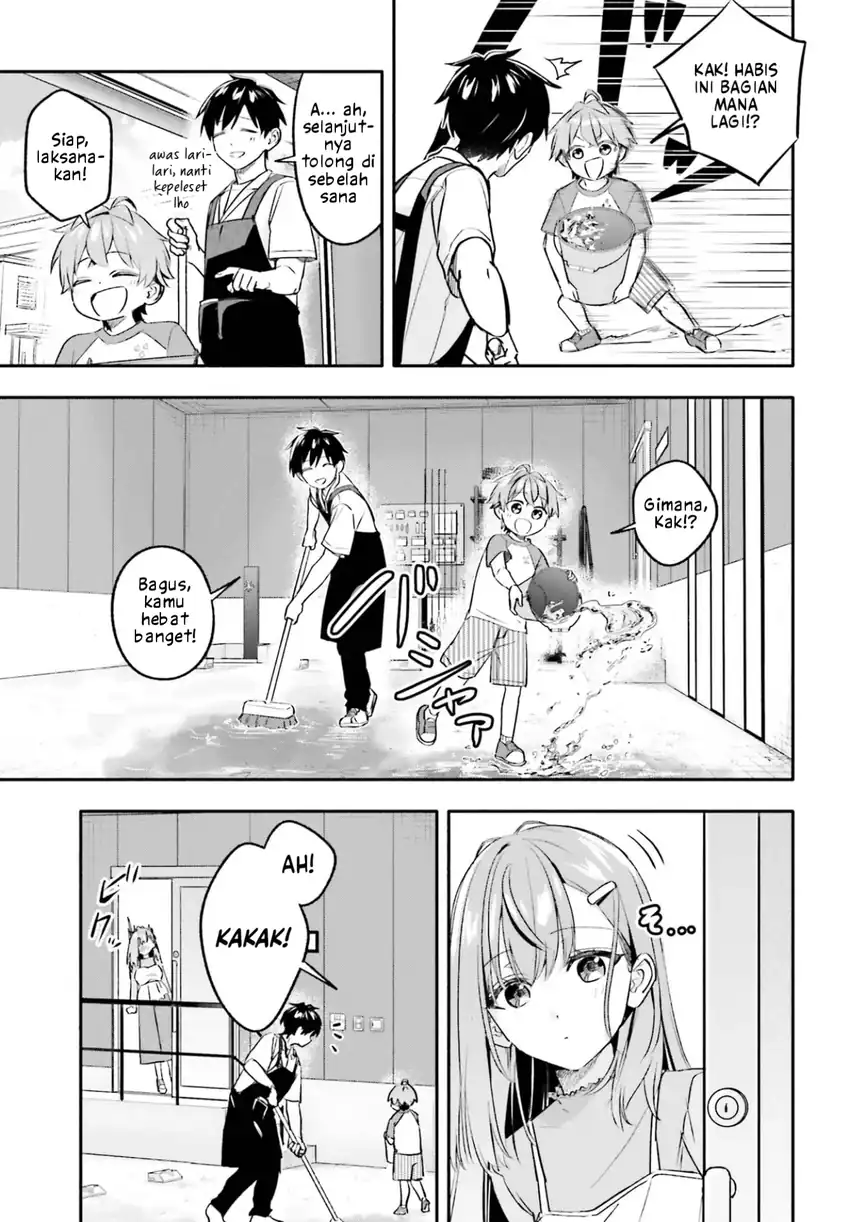 Kajidaikou no Arbeit wo Hajimetara Gakuen Ichi no Bishoujo no Kazoku ni Kiniirarechaimashita Chapter 16 Gambar 12