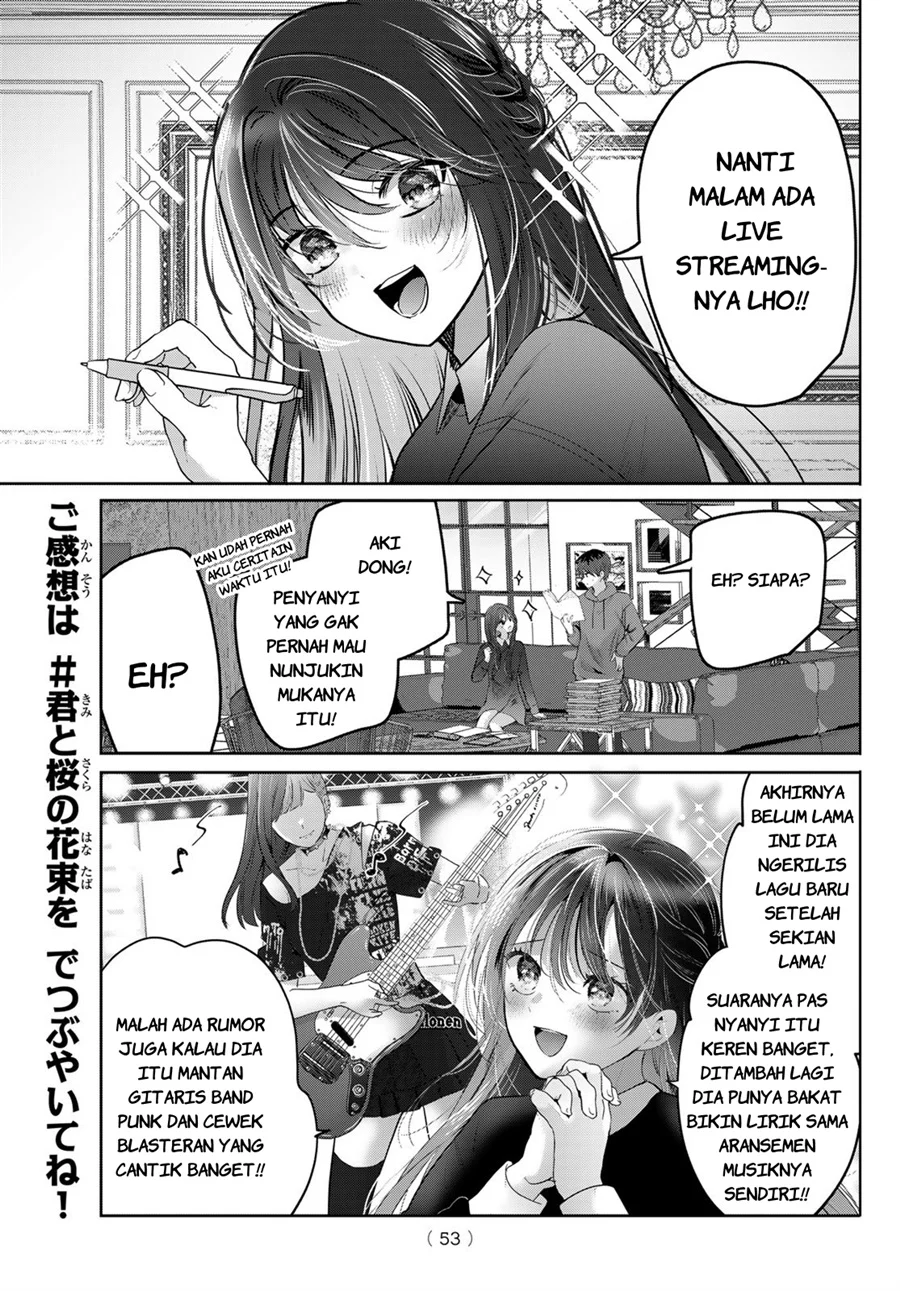 Kimi to Sakura no Hanataba wo - Denshi Gentei Egaki Oroshi Tokuten-tsuki Chapter 3 Gambar 14