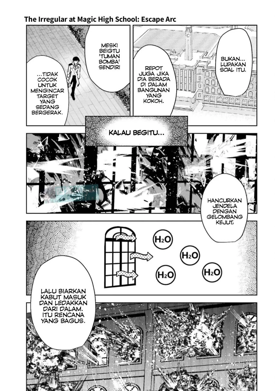 Mahouka Koukou no Rettousei Escape-hen Chapter 35 - Halaman 9