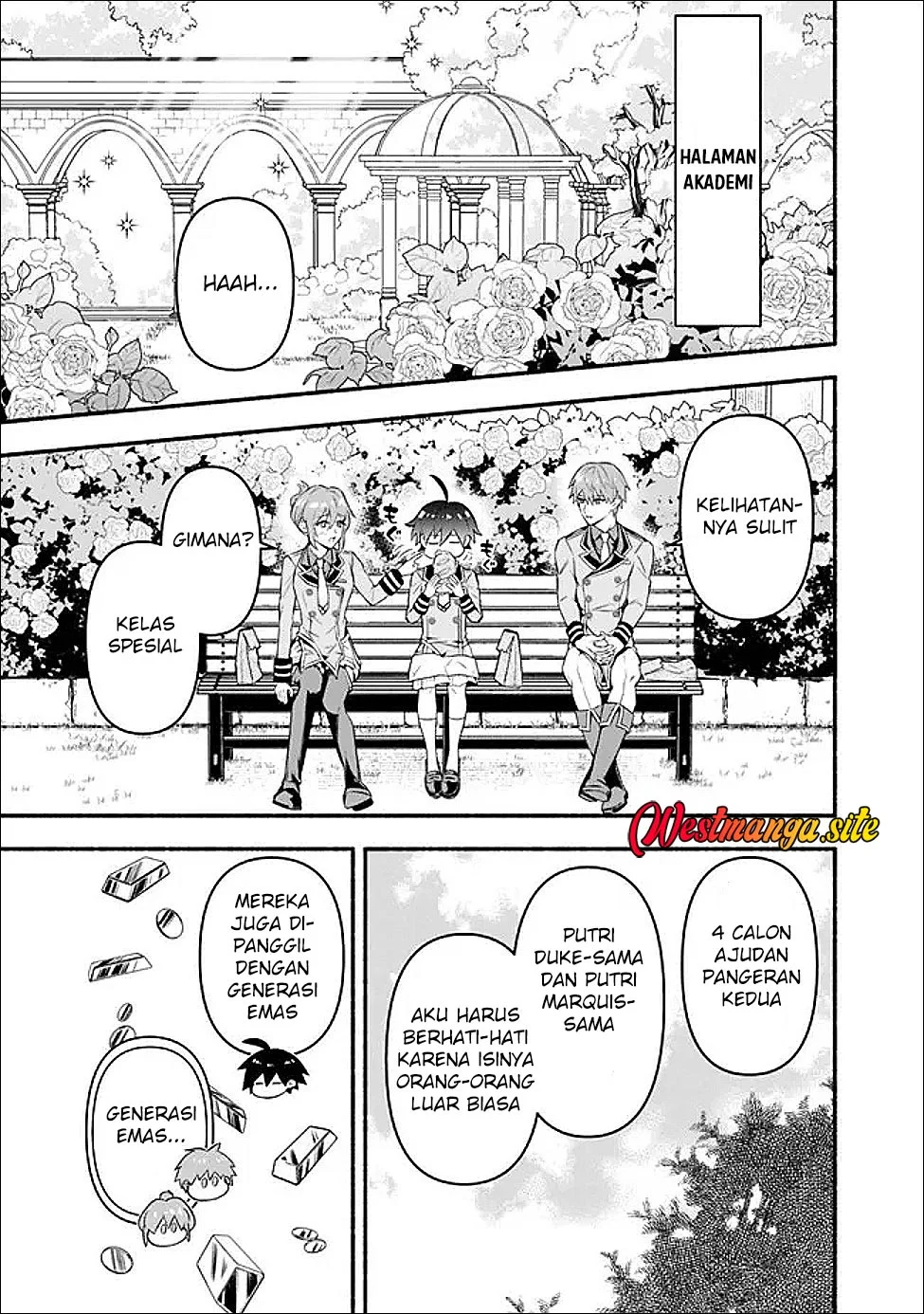Maryokuryou Rekidai Saikyou na Tensei Seijo-sama no Gakuen Seikatsu wa Haran ni Michiafureteiru you desu Chapter 2 Gambar 13