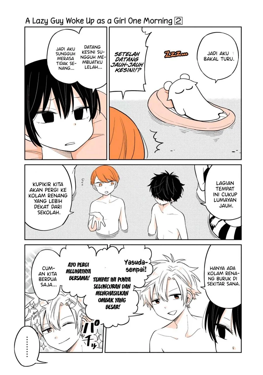 Mendoku Sagari Danshi Koukousei ga Asa Okitara Onnanoko ni Natteita Hanashi Chapter 15 Gambar 8
