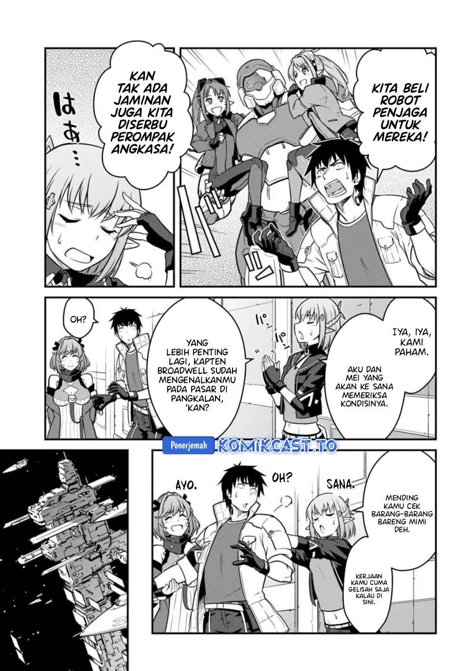 Mezametara Saikyou Soubi to Uchuusen-mochi datta no de Chapter 56.1 Gambar 8