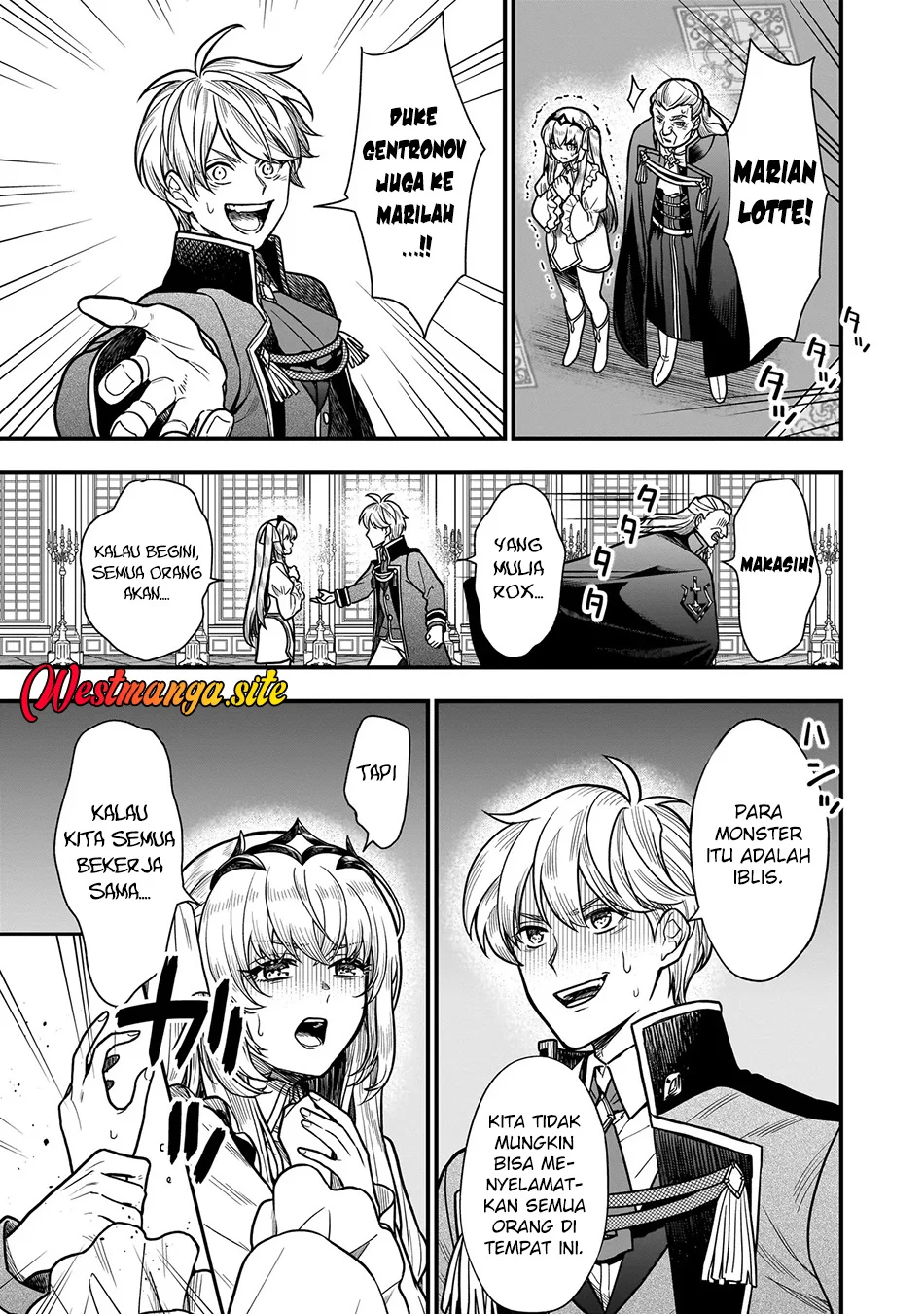 Musume Ni Danzai Sareru Akuyaku Koushaku Ni Tensei Shitemashita ~Akuyaku Muubu o Yameta no ni Nazeka Musume ga Koori No Reijou Ka Suru Ken~ Chapter 4.1 Gambar 8