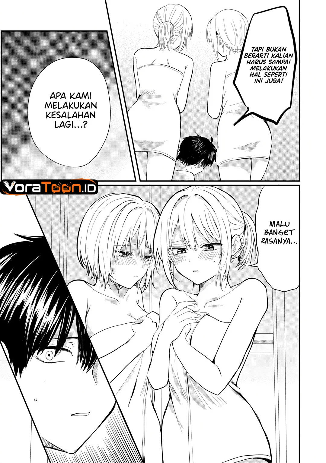 Nani no Torie mo Nai Heibon na Ore ga Bijin Futago Shimai wo Inochigake de Tasuketa Kekka, Jitsu wa Yandere datta Futari wo Gachi Bore Sasete Shimatta Chapter 5.1 Gambar 8