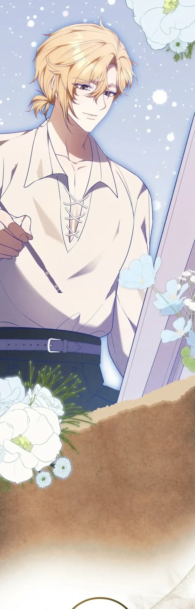 One Day, the Male Lead Fell Into Our House Chapter 10 Gambar 25