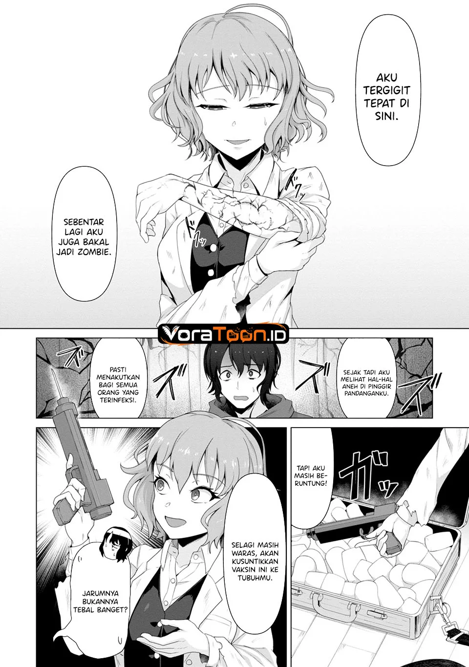 Ore no Vaccine dake ga Zombie shita Sekai wo Sukueru Chapter 1 Gambar 19