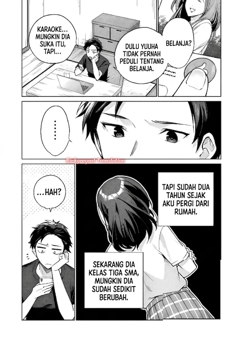 Ore wa Gimai ni Uso wo Tsuku ~Chi no Tsunaganai Imouto wo Ore ga Hikitoru Koto ni Shita~ Chapter 1 Gambar 22