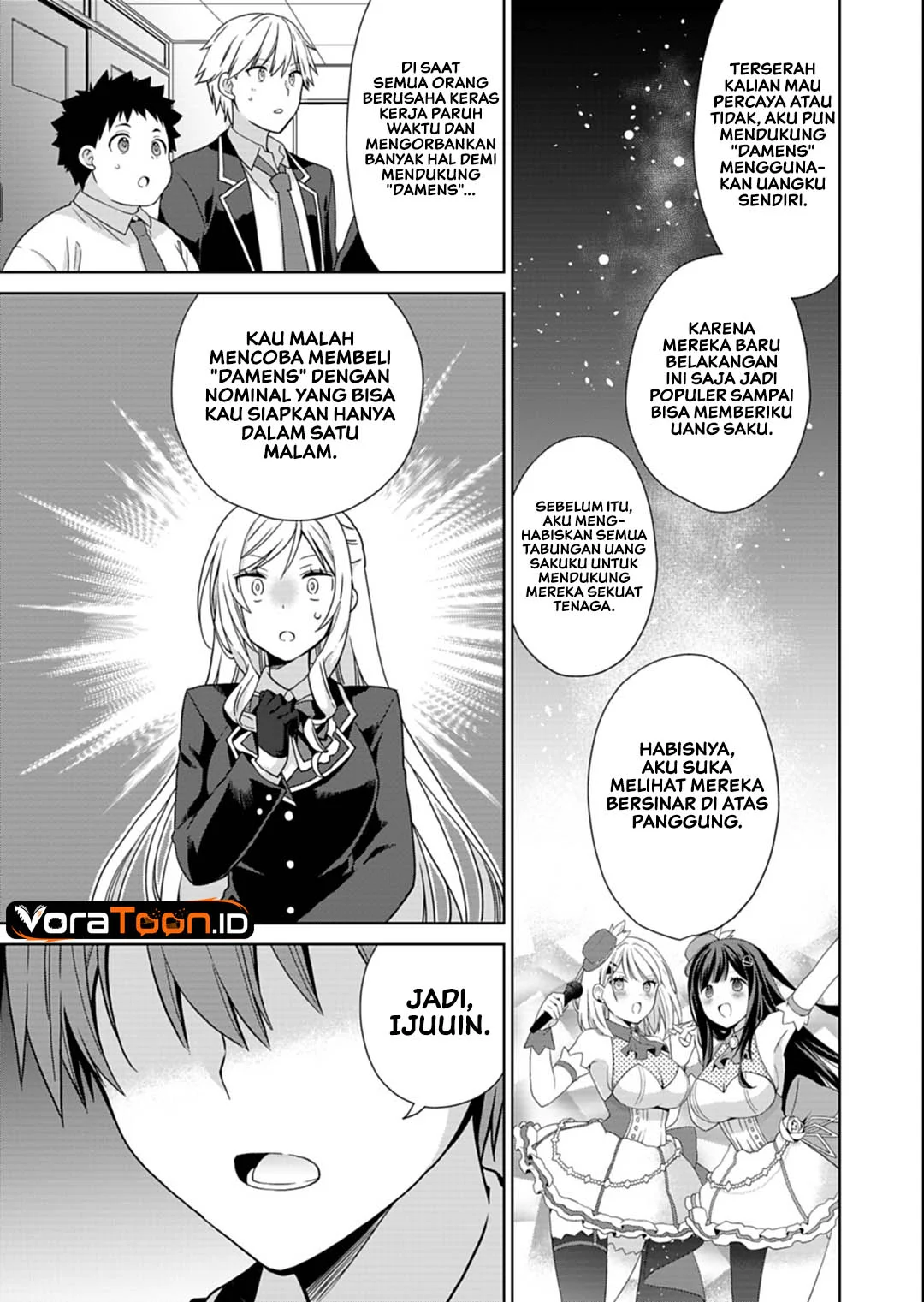 Osananajimitachi ga Ninki Idol ni Natta: Amama na Kanojotachi wa Ore ni Mitsuide Kureteiru Chapter 5 Gambar 10