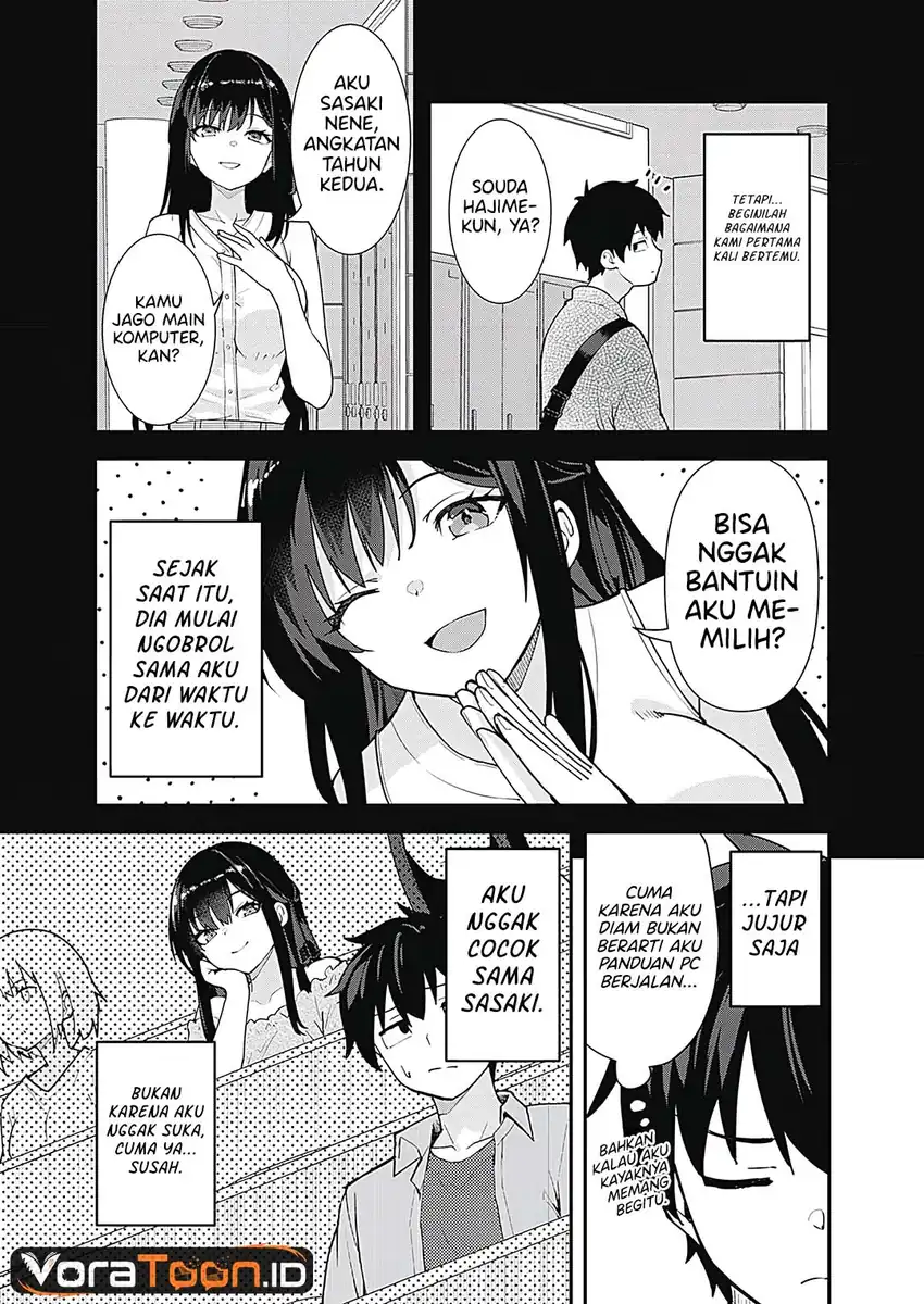 Sasayaki Sasaru Sasaki-san Chapter 1 Gambar 11