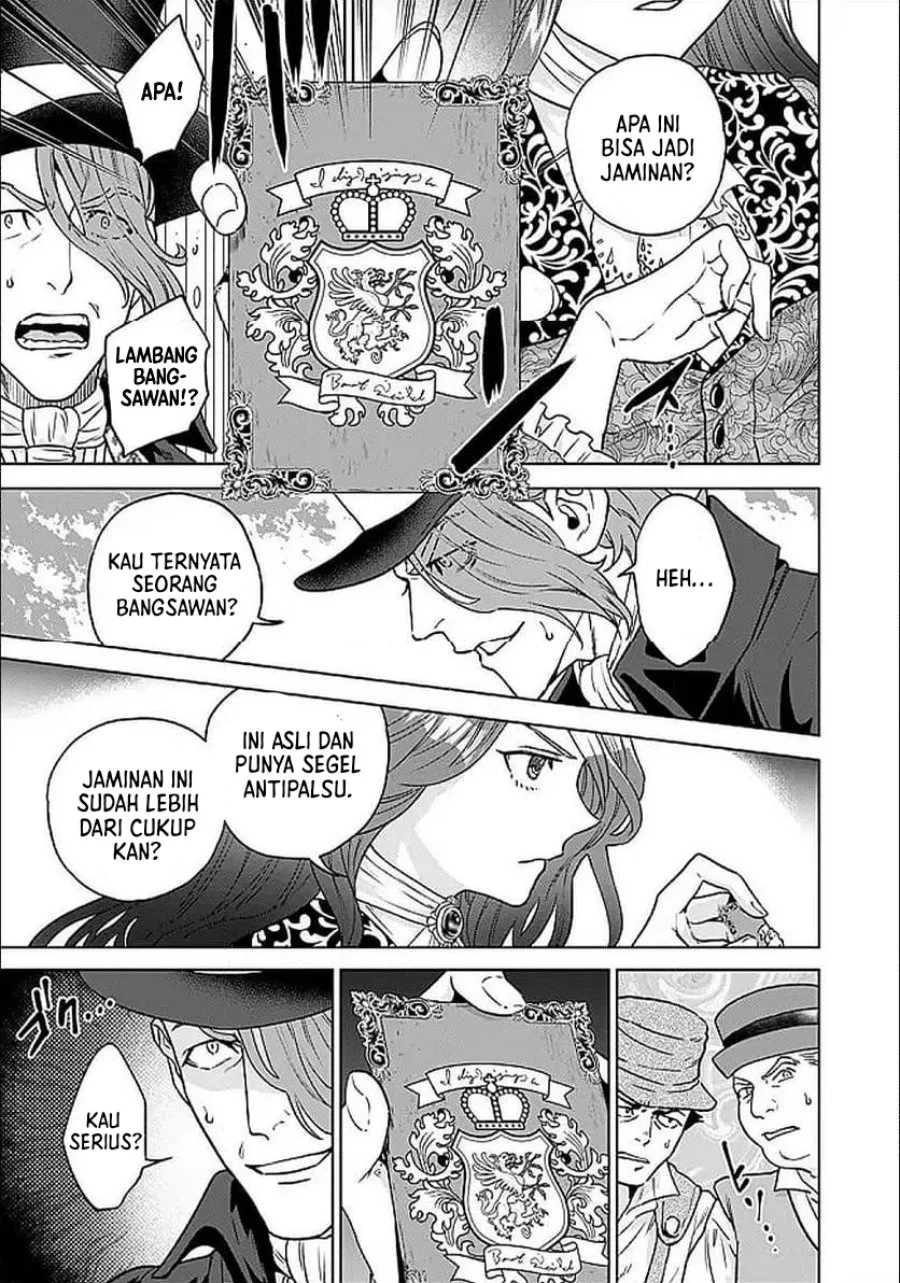 Shounin Reijou Agnes Henkyou ni Tsuihou Sareta Akuyaku Reijou wa Shousai o Hakki Shi Nariagaru Chapter 3.1 Gambar 8