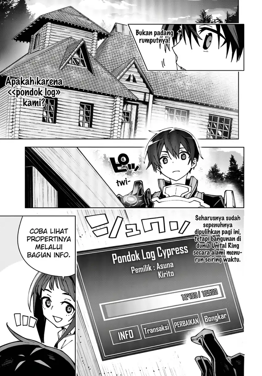 Sword Art Online Unital Ring Chapter 12.2 Gambar 9