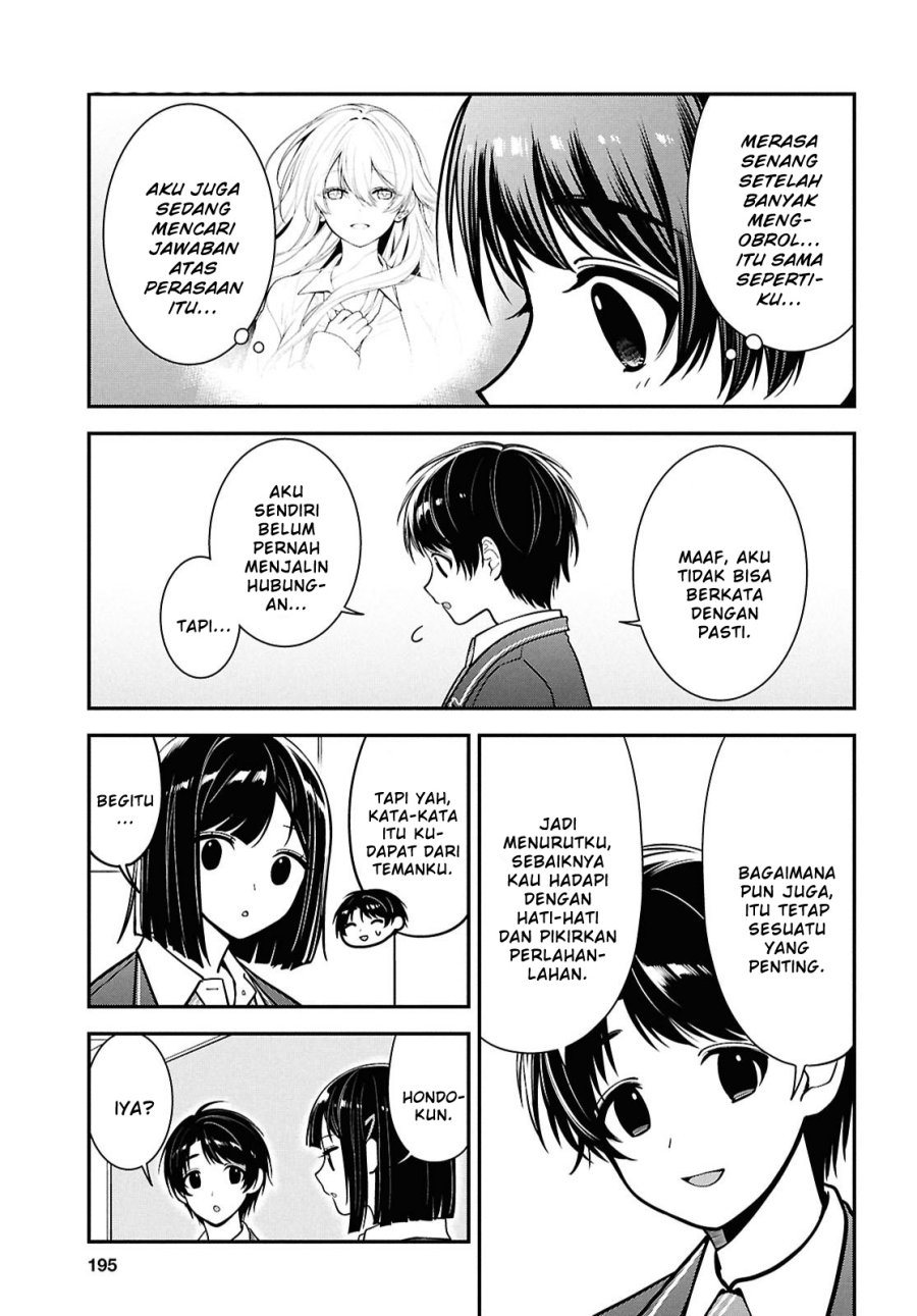 Tonari no Seki no Yankee Shimizu-san ga Kami o Kuroku Sometekita Chapter 11 - Halaman 13