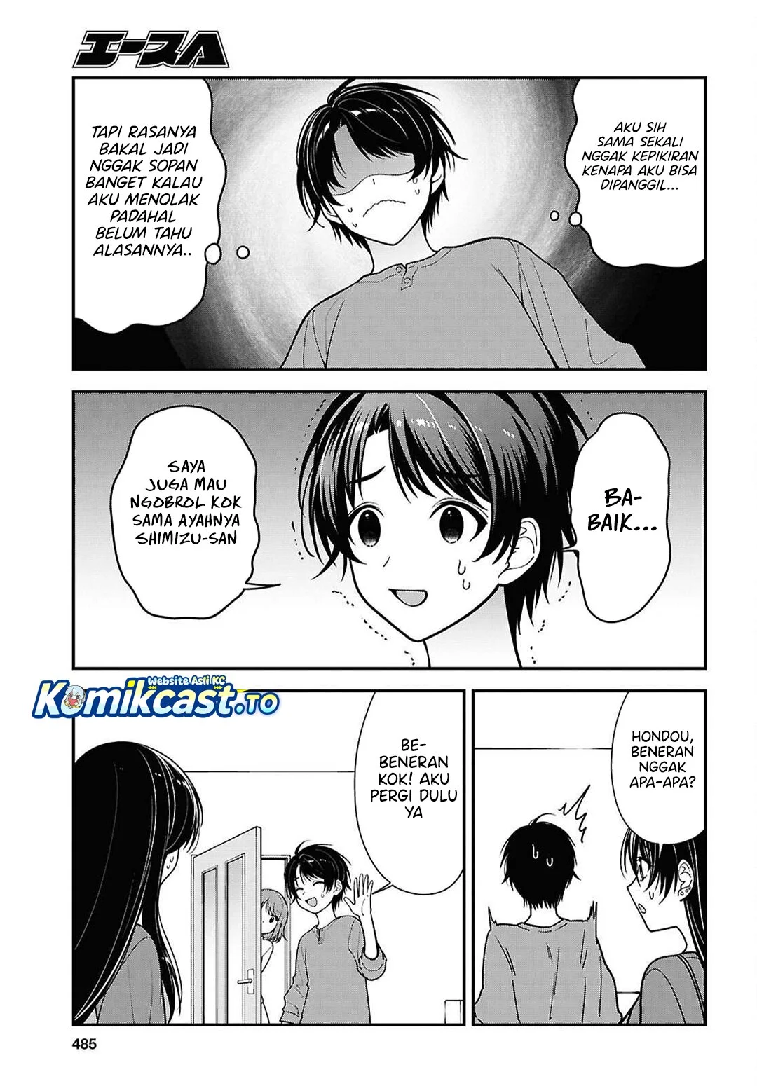 Tonari no Seki no Yankee Shimizu-san ga Kami o Kuroku Sometekita Chapter 18 - Halaman 12