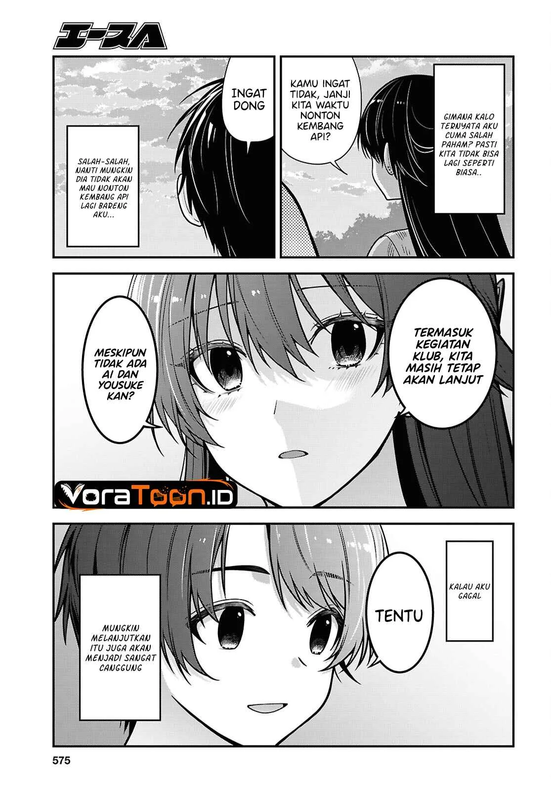 Tonari no Seki no Yankee Shimizu-san ga Kami o Kuroku Sometekita Chapter 22 Gambar 12