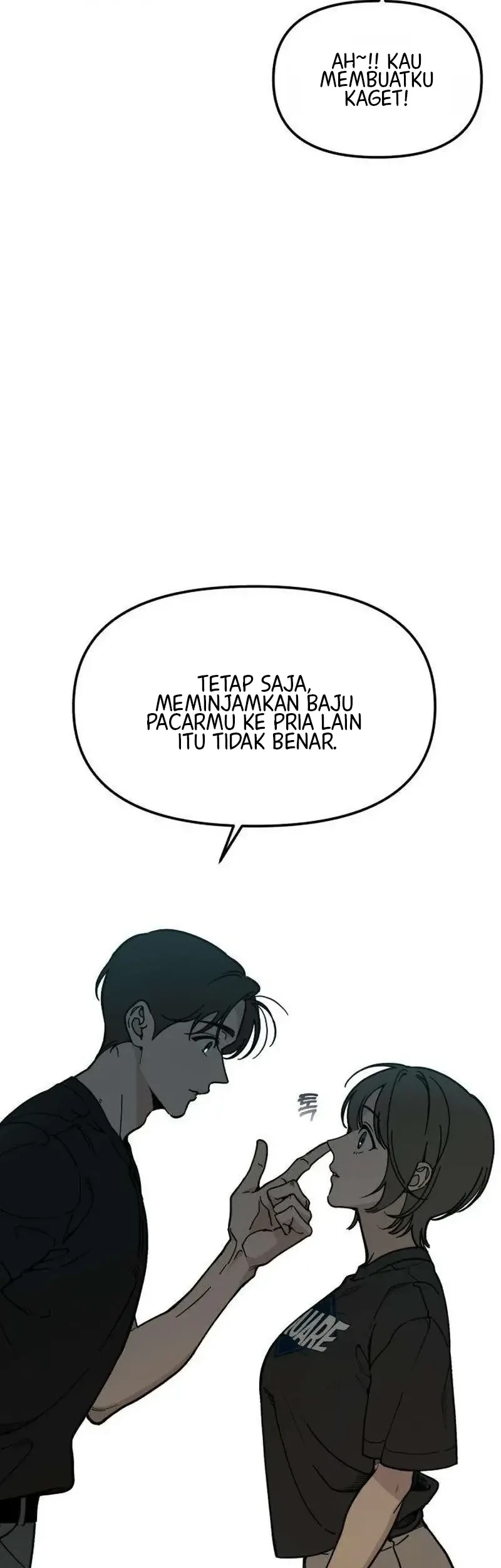 Unofficial Campus Couple Chapter 7 Gambar 28