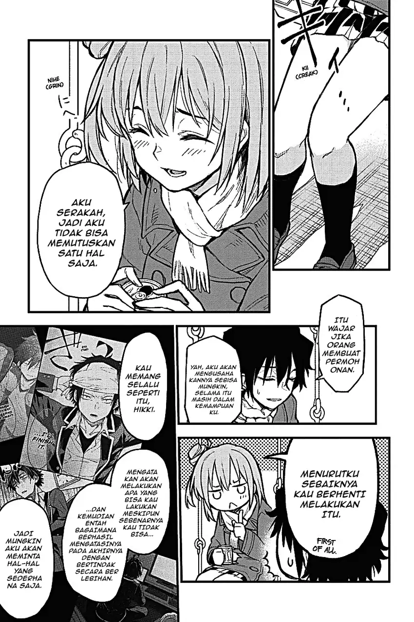 Yahari Ore no Seishun Love Come wa Machigatteiru @comic Chapter 103 Gambar 12