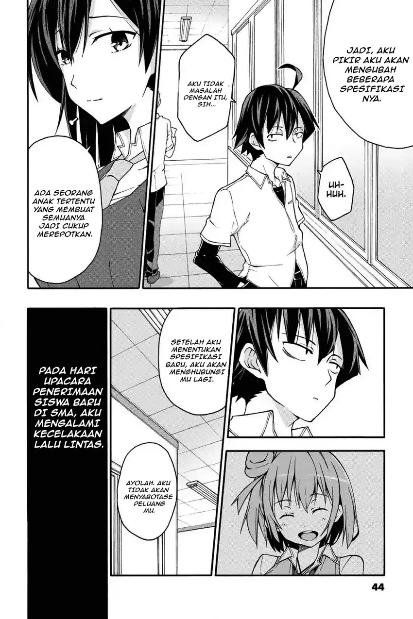 Yahari Ore no Seishun Love Come wa Machigatteiru @comic Chapter 13 Gambar 10