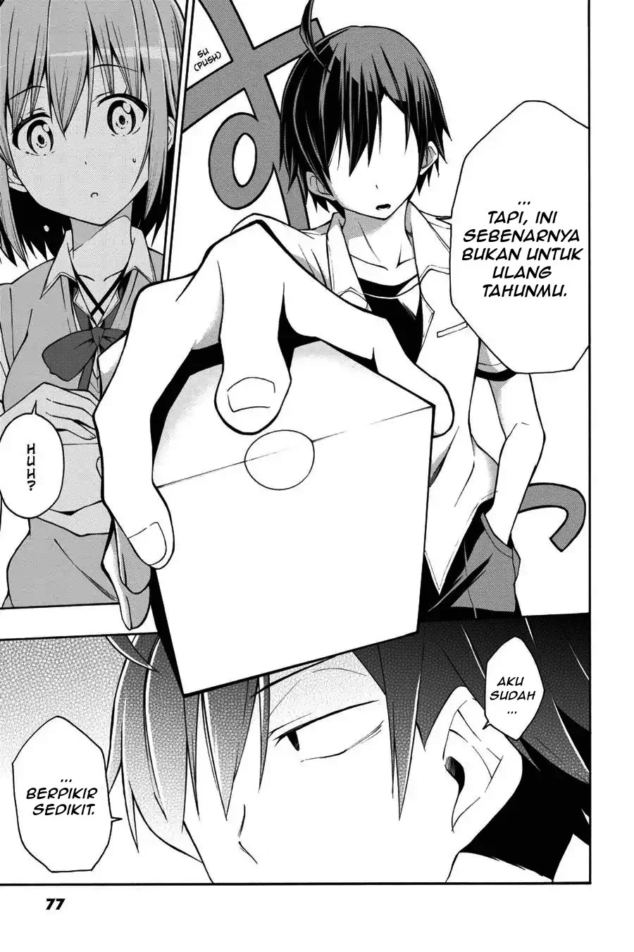 Yahari Ore no Seishun Love Come wa Machigatteiru @comic Chapter 19.2 Gambar 9