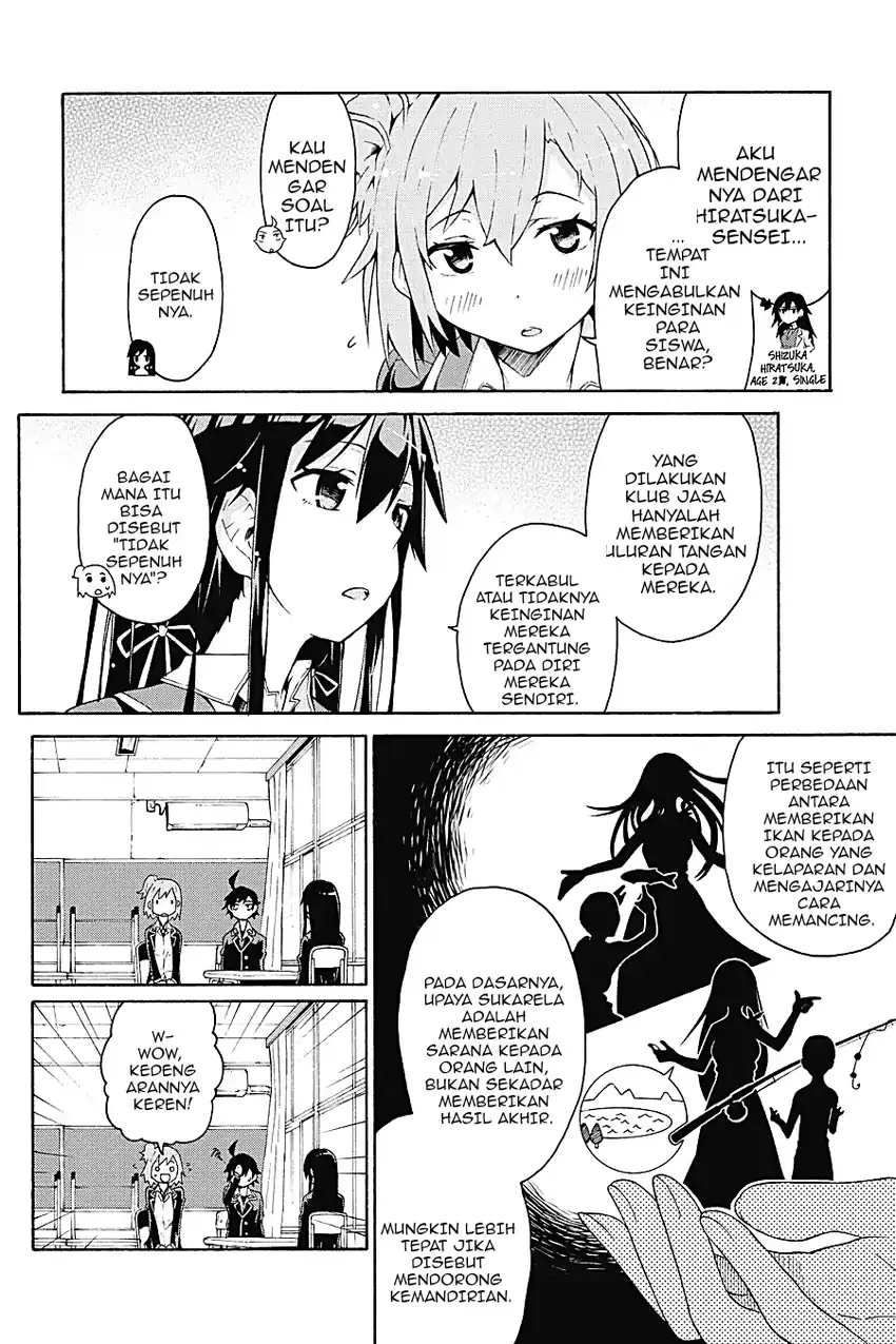Yahari Ore no Seishun Love Come wa Machigatteiru @comic Chapter 3.1 Gambar 8