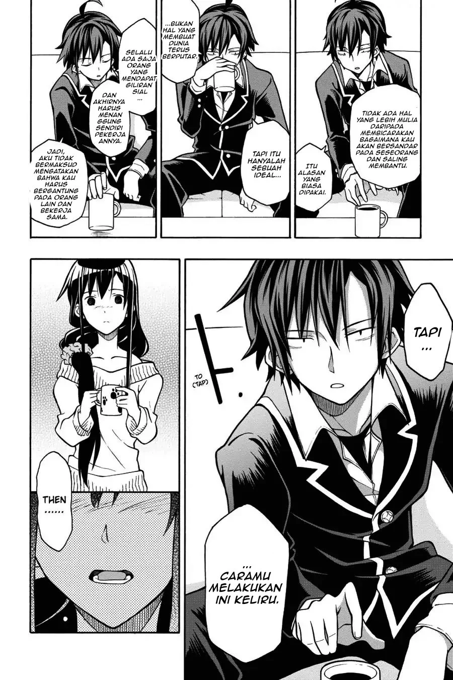 Yahari Ore no Seishun Love Come wa Machigatteiru @comic Chapter 38 Gambar 14