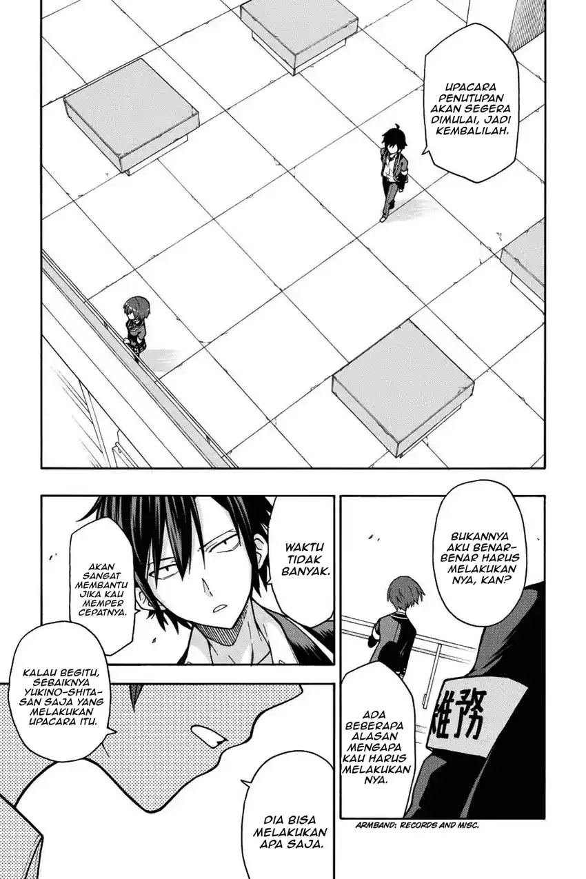 Yahari Ore no Seishun Love Come wa Machigatteiru @comic Chapter 41 Gambar 8