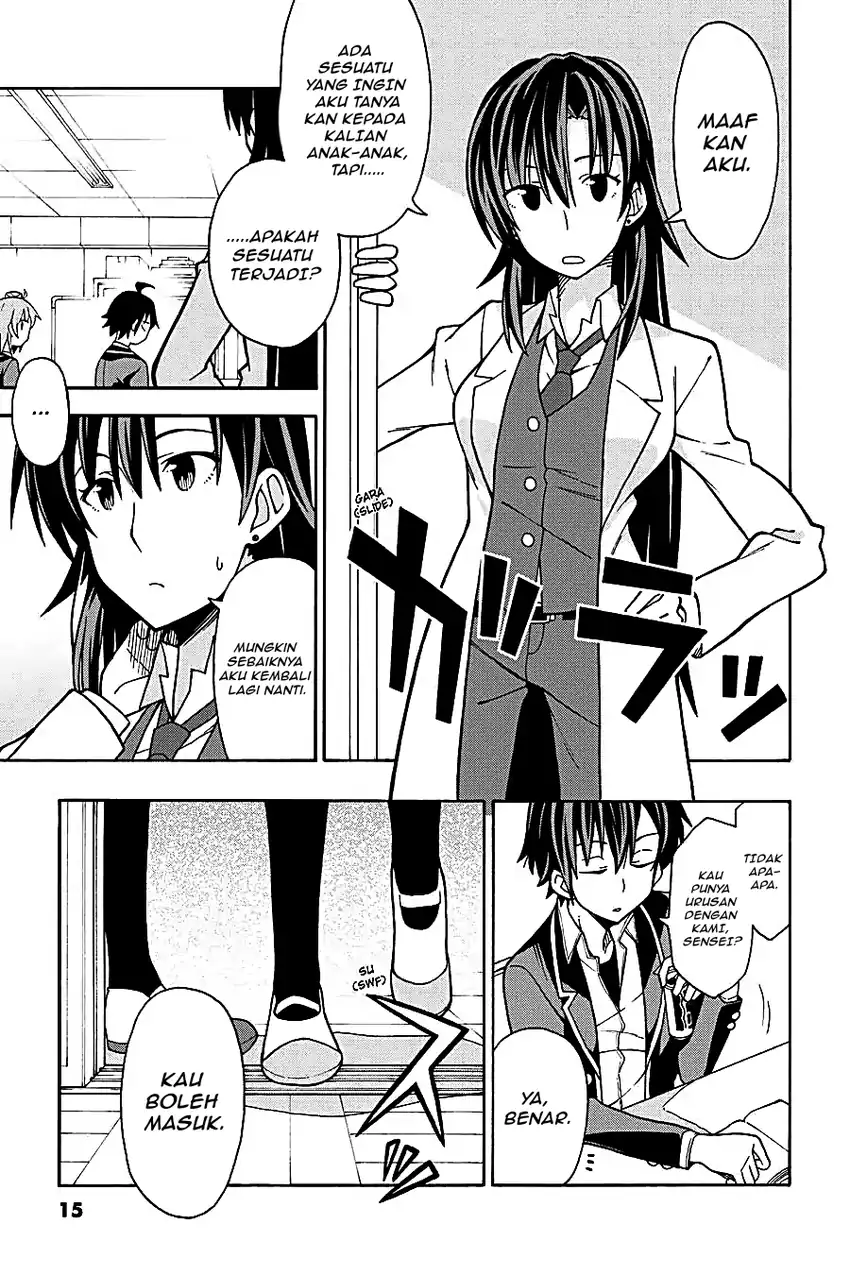 Yahari Ore no Seishun Love Come wa Machigatteiru @comic Chapter 53 Gambar 12