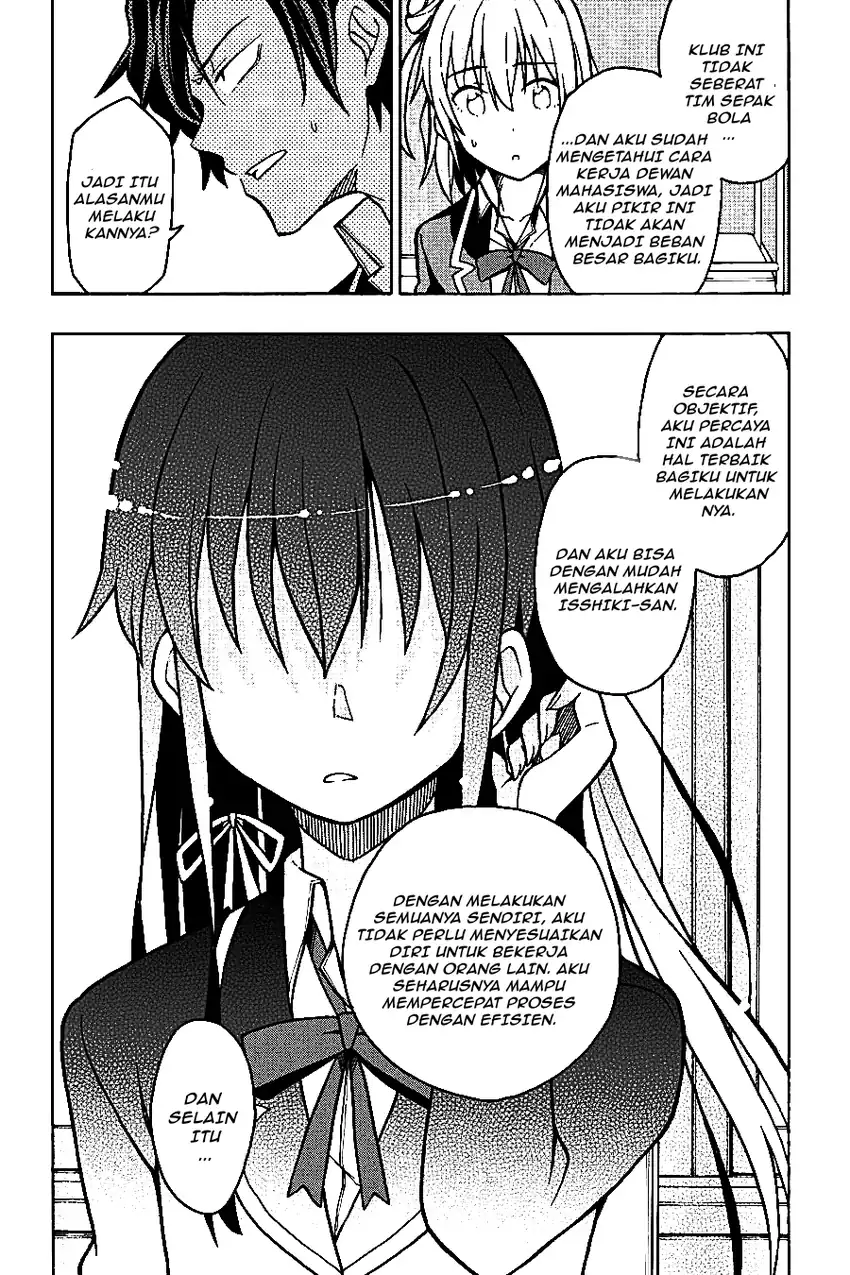 Yahari Ore no Seishun Love Come wa Machigatteiru @comic Chapter 55 Gambar 10