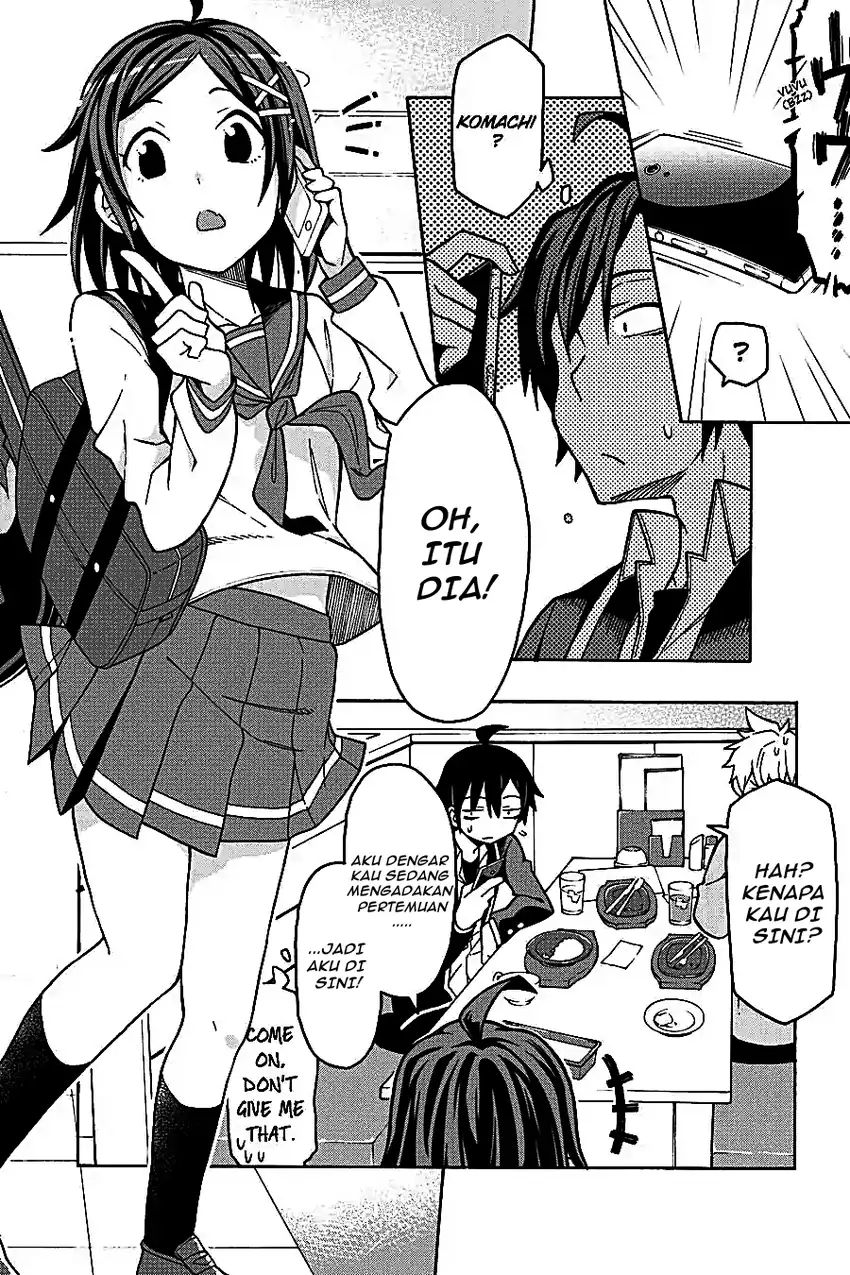 Yahari Ore no Seishun Love Come wa Machigatteiru @comic Chapter 56 Gambar 14