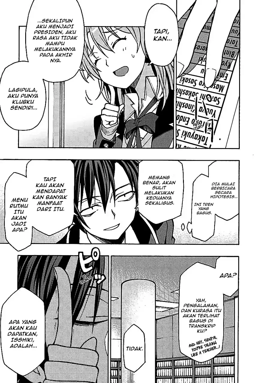 Yahari Ore no Seishun Love Come wa Machigatteiru @comic Chapter 57 Gambar 15