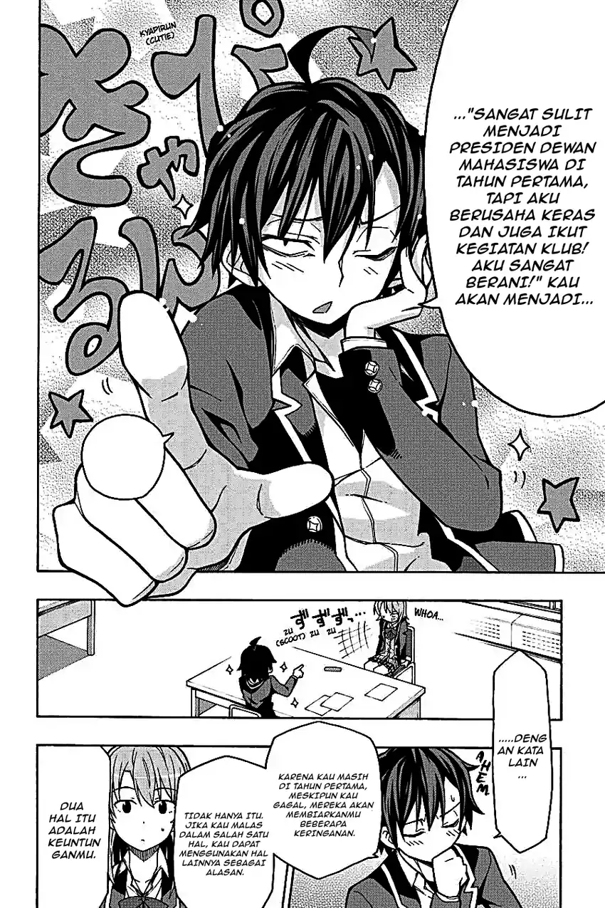 Yahari Ore no Seishun Love Come wa Machigatteiru @comic Chapter 57 Gambar 16