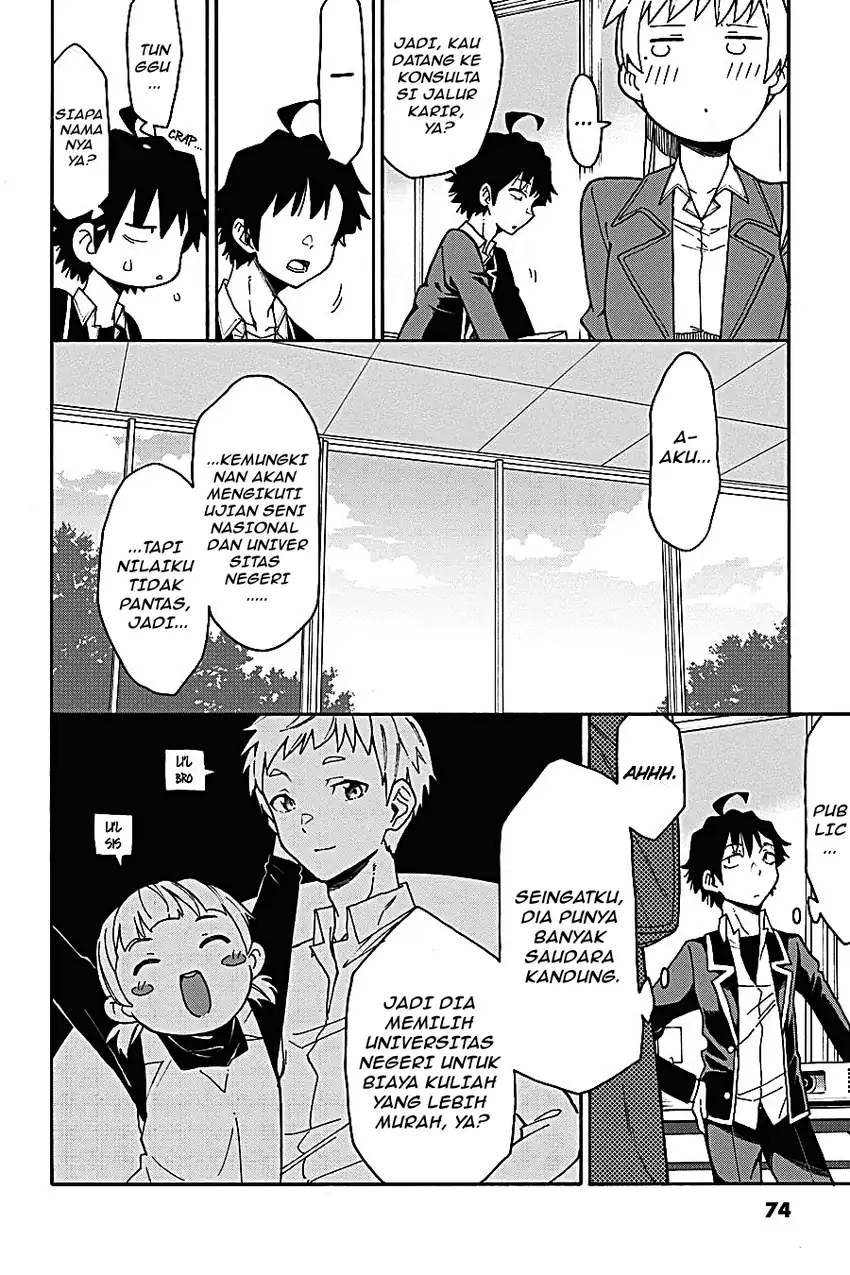 Yahari Ore no Seishun Love Come wa Machigatteiru @comic Chapter 77 Gambar 14