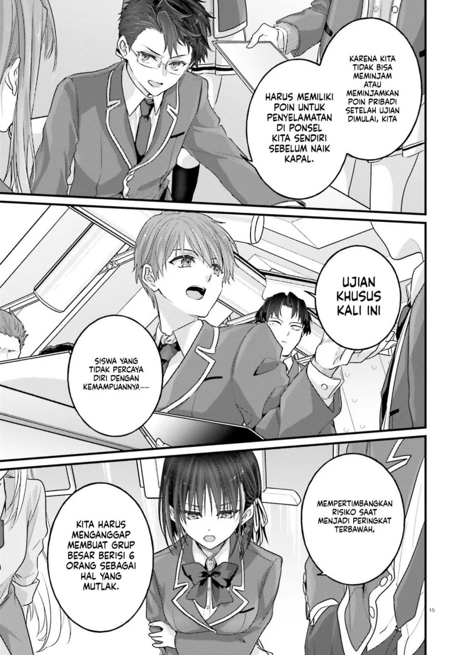 Youkoso Jitsuryoku Shijou Shugi no Kyoushitsu e 2-nensei-hen 2nd Stage Chapter 13 Gambar 15
