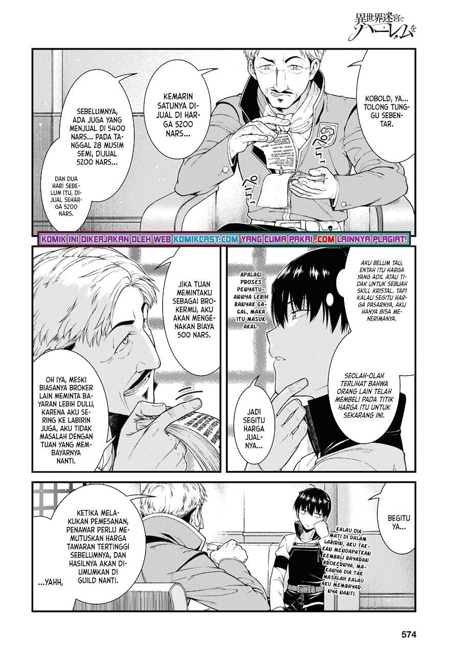 Isekai Meikyuu de Harem wo Chapter 52 Gambar 8