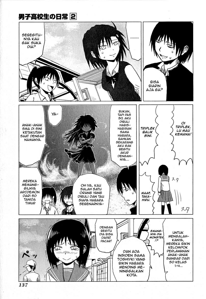 Danshi Koukousei no Nichijou Chapter 15.3 Gambar 8