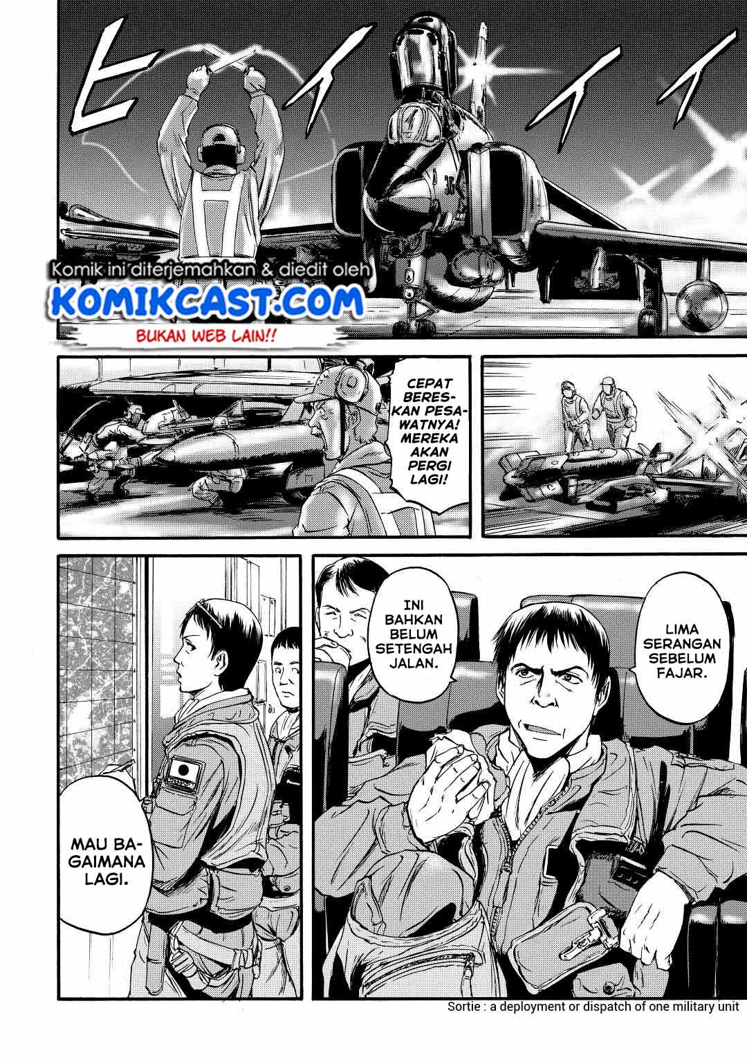 Gate – Jietai Kare no Chi nite Kaku Tatakeri Chapter 115 Gambar 15