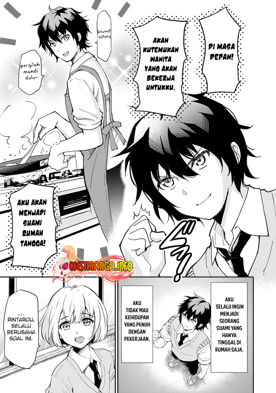 Isshou Hatarakitakunai Ore ga Classmate no Daininki Idol ni Natsukaretara Chapter 01 Gambar 12