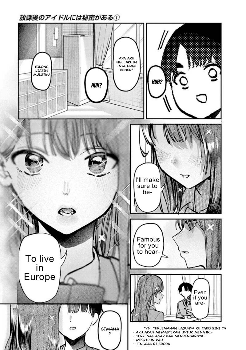 Houkago no Idol ni wa Himitsu ga aru Chapter 3 - Halaman 9