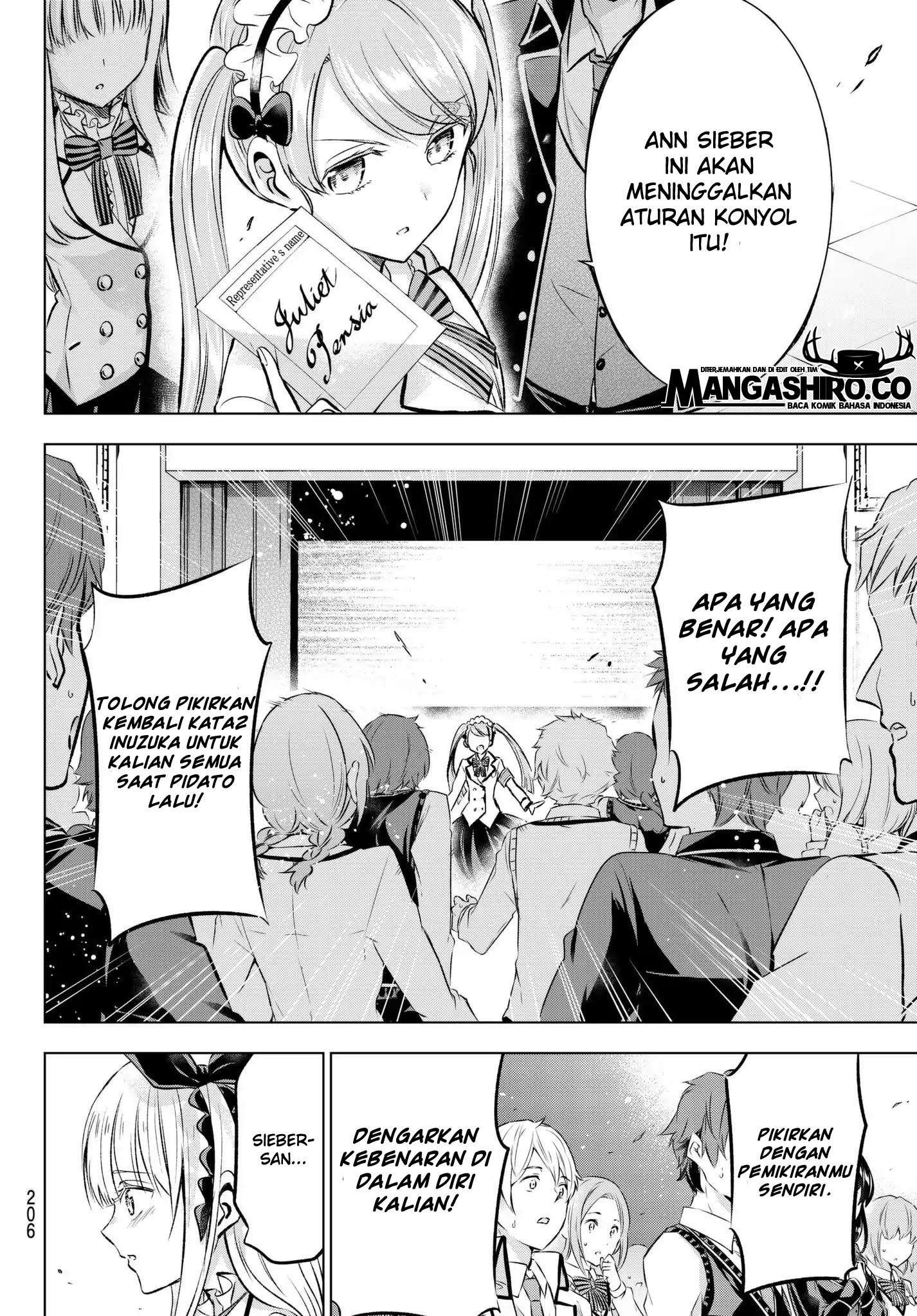 Kishuku Gakkou no Juliet Chapter 89 Gambar 9
