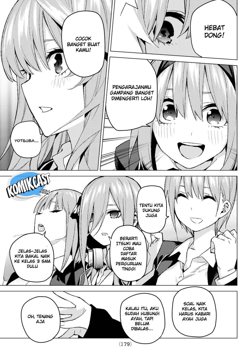 Go-toubun no Hanayome Chapter 60 Gambar 9