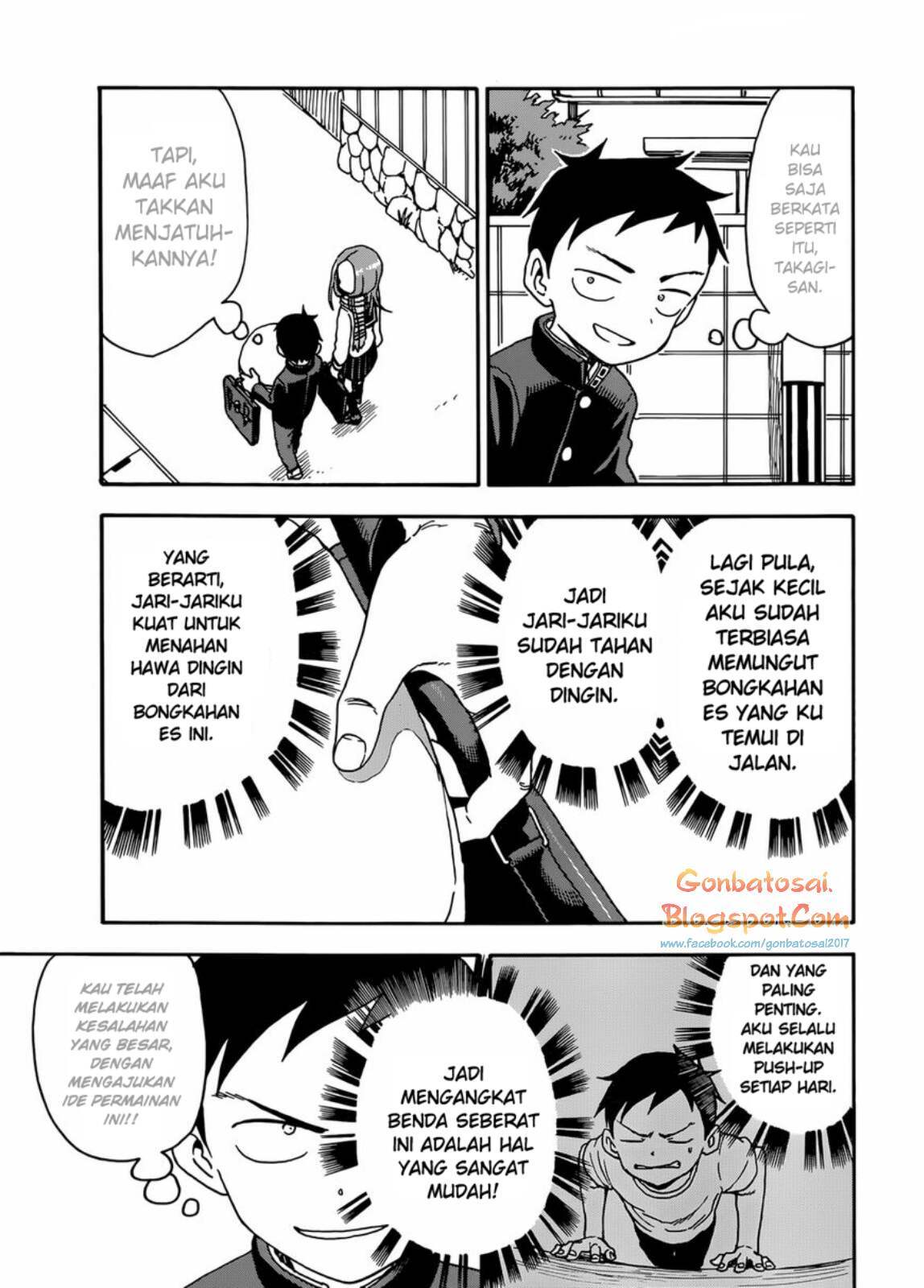 Karakai Jouzu no Takagi-san Chapter 46 Gambar 8